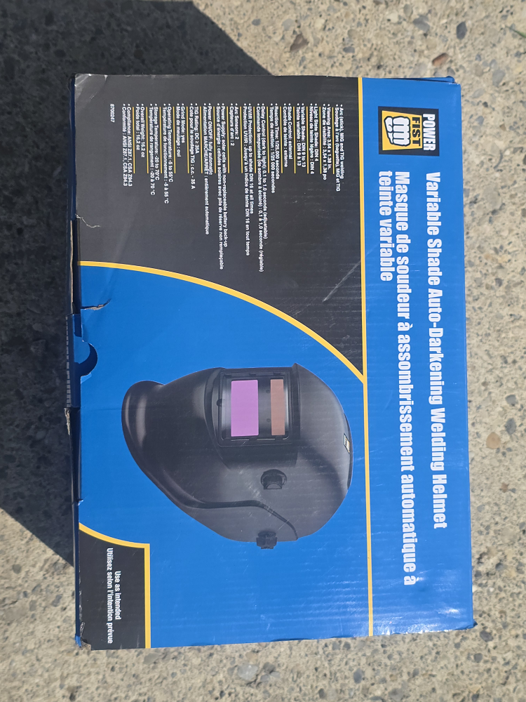 Power Fist Variable Shade Welding Helmet