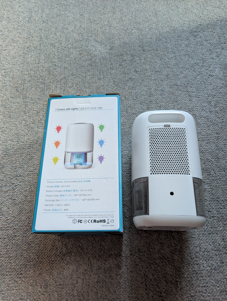 TABYIK 35 OZ Small Dehumidifier - White - photo 3