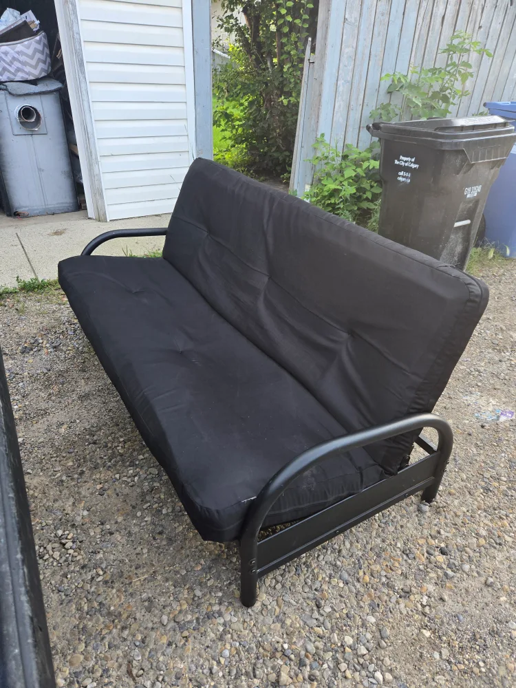 FREE DELIVERY!! Super comfortable futon w removable cover $140 thumbnail