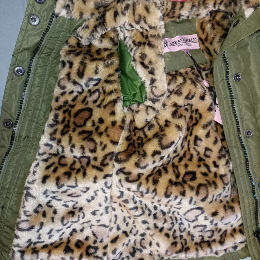 ‼️New‼️Urban Republic Girls' Collection 3T Olive Jacket image indicator(7)