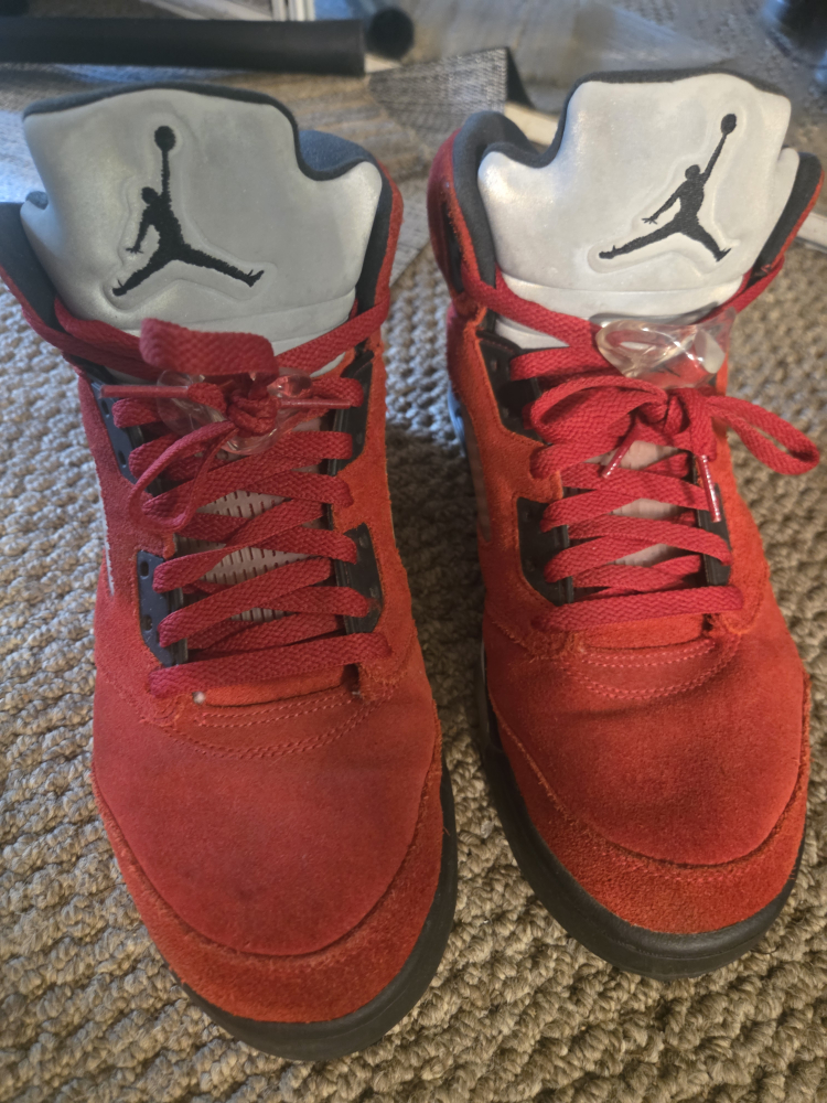 Air Jordan 5 Retro Raging Bull Red Suede