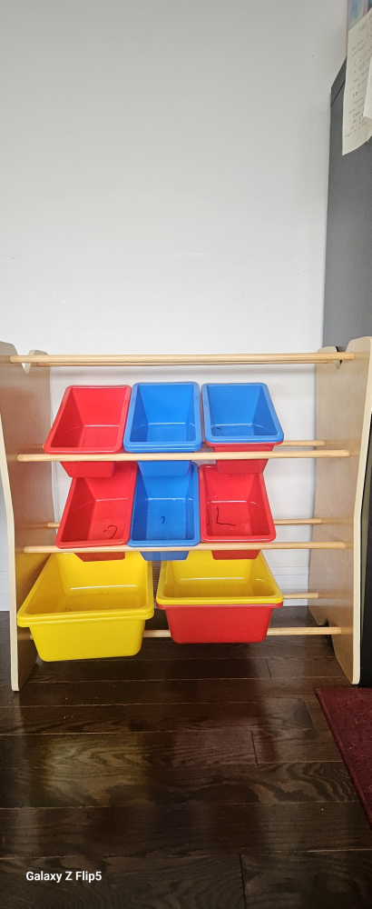 Kids Toy Storage Organizer with Bins