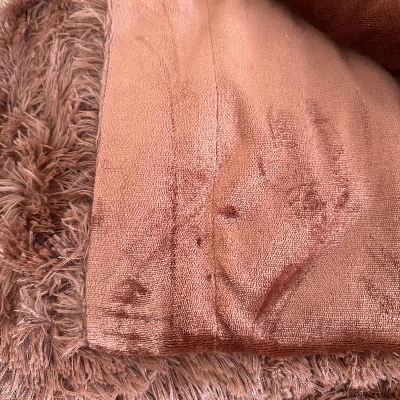 Brown Reversible Blanket 90”x90" image indicator(3)