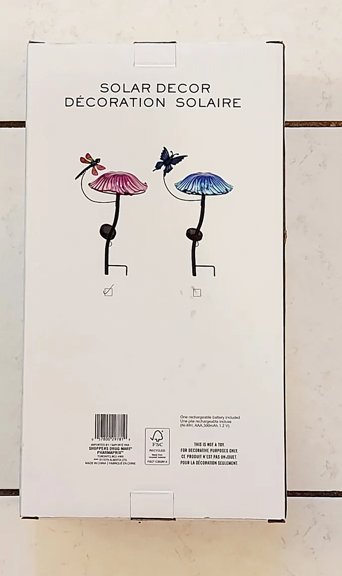 Brand New Pink Dragonfly Solar Decor image indicator(2)