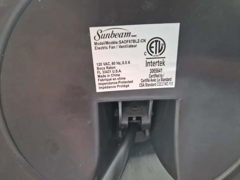 Sunbeam mini desk fan image indicator(3)