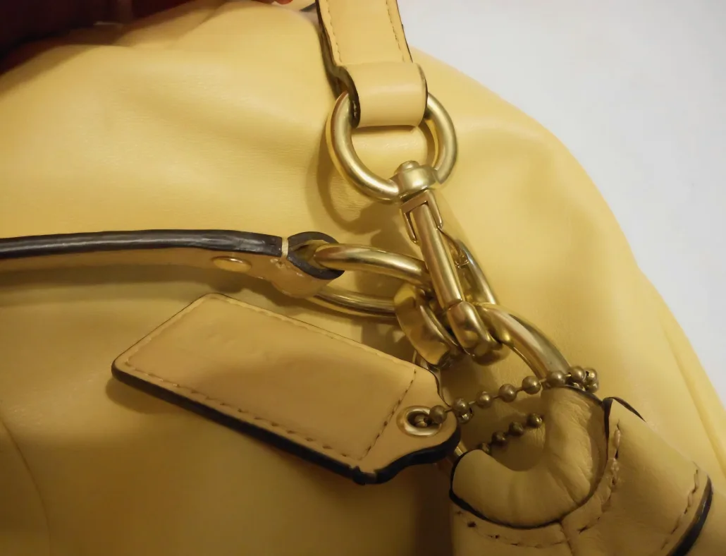 Coach Leather Bag, Authentic image indicator(7)