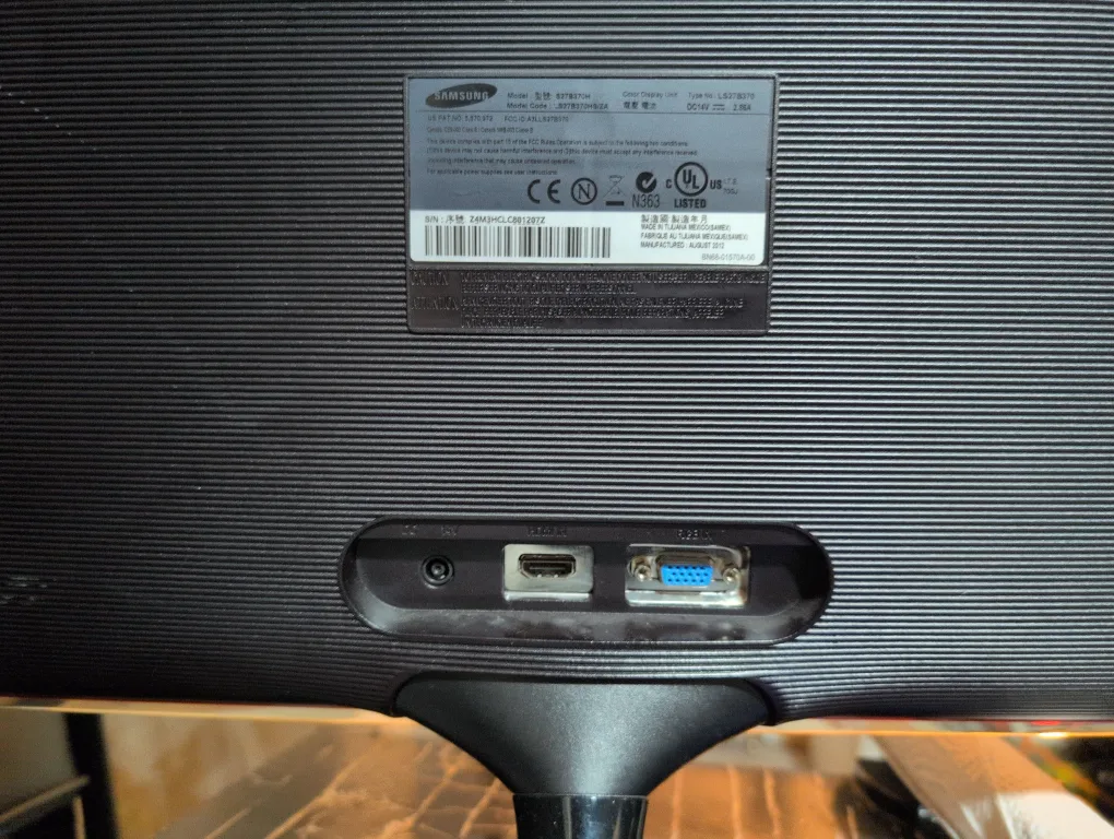 Samsung S27B370H 27" LED Monitor image indicator(2)