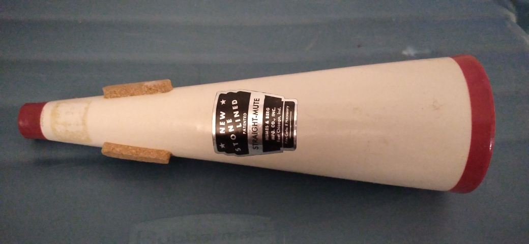 🥕Trombone Mute, Humes & Berg, vintage, 80 firm🥕