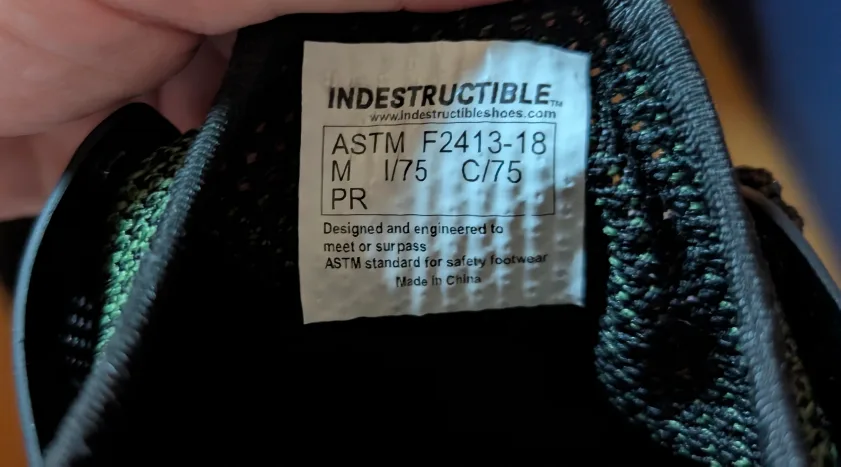 INDESTRUCTIBLE safety Shoes Size 39 water/slip/puncture proof image indicator(8)