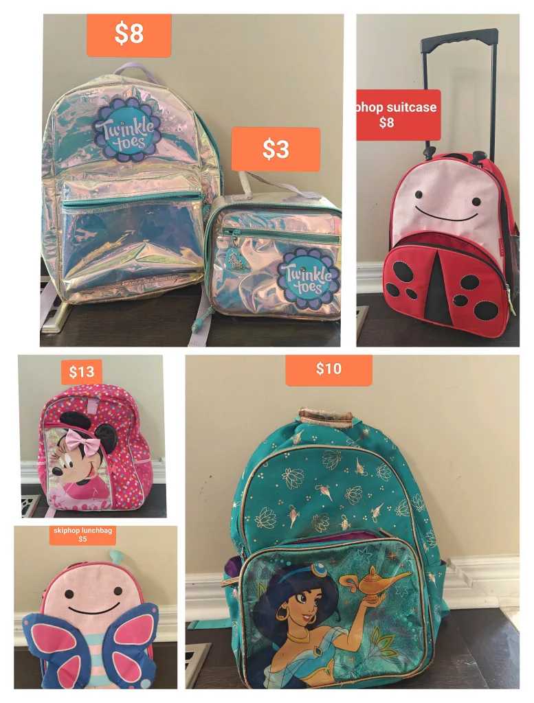 skiphop disney minnie mouse jasmine lunchbag backpack thumbnail