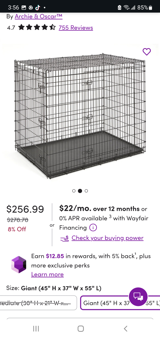 Giant Dog Crate (45"x37"x55") - photo 2