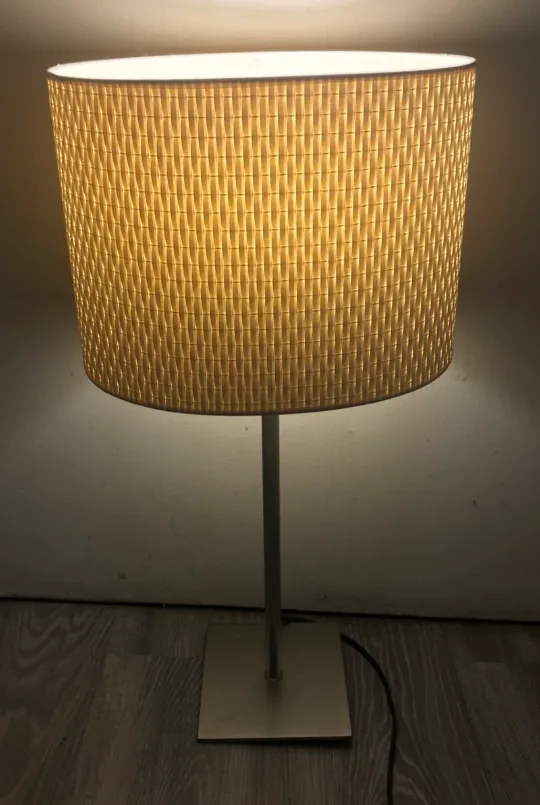 Table Lamp with Woven Shade thumbnail
