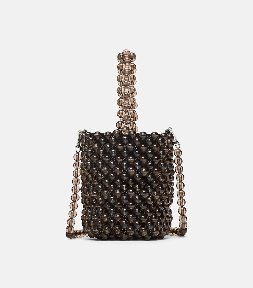 Zara Beaded Bucket Bag - photo 3