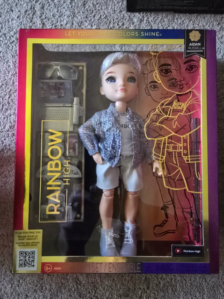 Rainbow High Aidan Russell Doll (New in Box) thumbnail