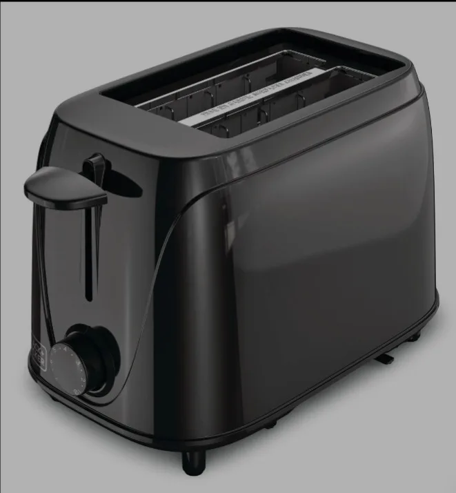 Black+Decker 2-Slice Toaster - Black thumbnail