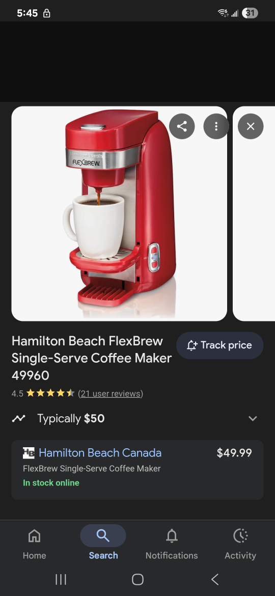 Hamilton Beach FlexBrew Single-Serve Coffee Maker