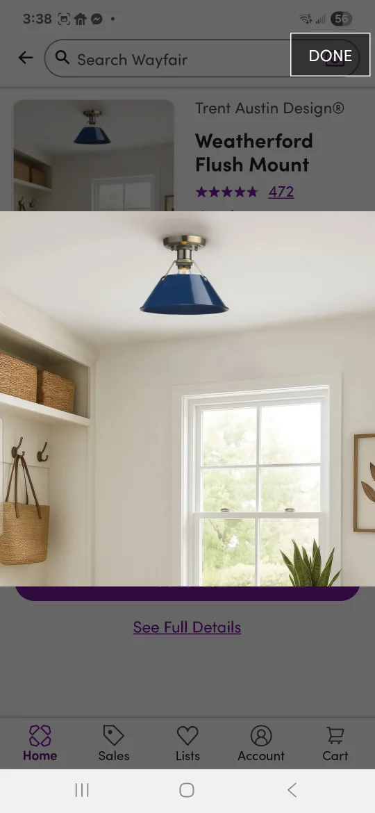 Trent Austin Design Weatherford Flush Mount thumbnail