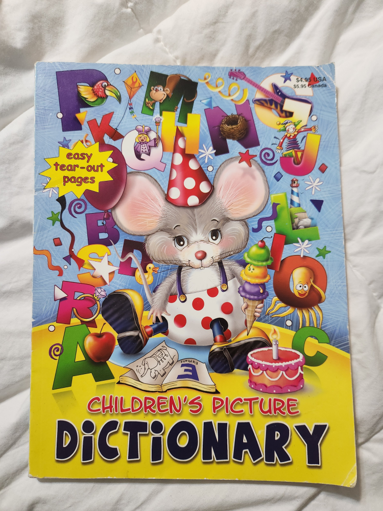Children's Coloring Dictionary 🧡