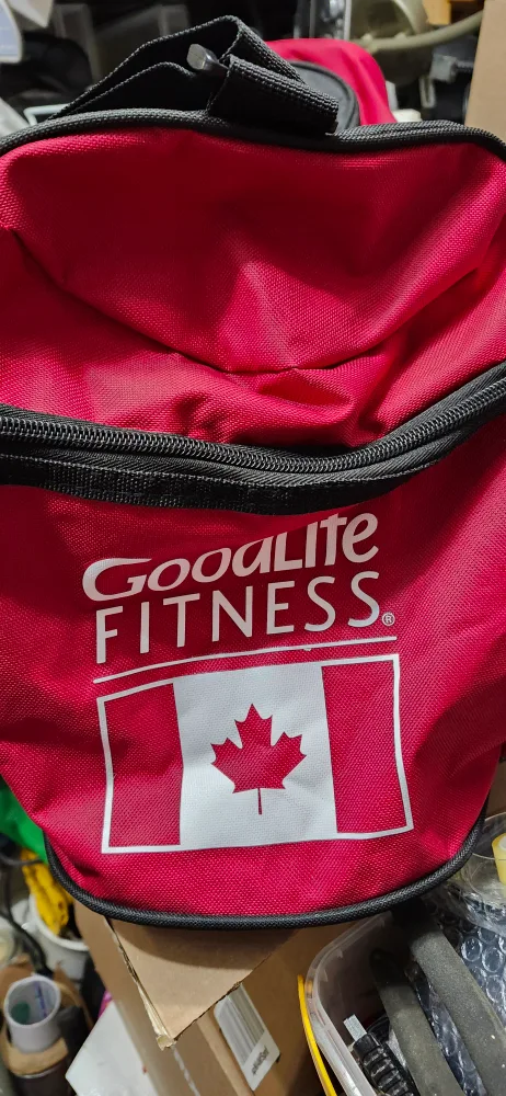 GoodLife Fitness Gym Bag - Red & Black. price firm image indicator(3)