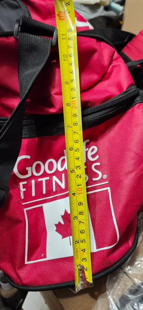 GoodLife Fitness Gym Bag - Red & Black. price firm image indicator(7)