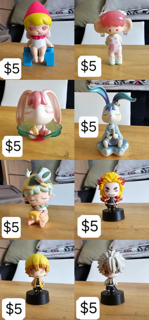Reduced prices! Extremely low. Cute collectible figures image indicator(3)