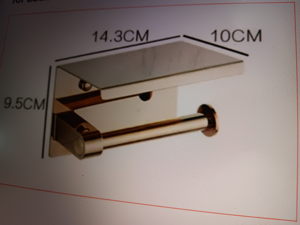 Gold Toilet Paper Holder - photo 2