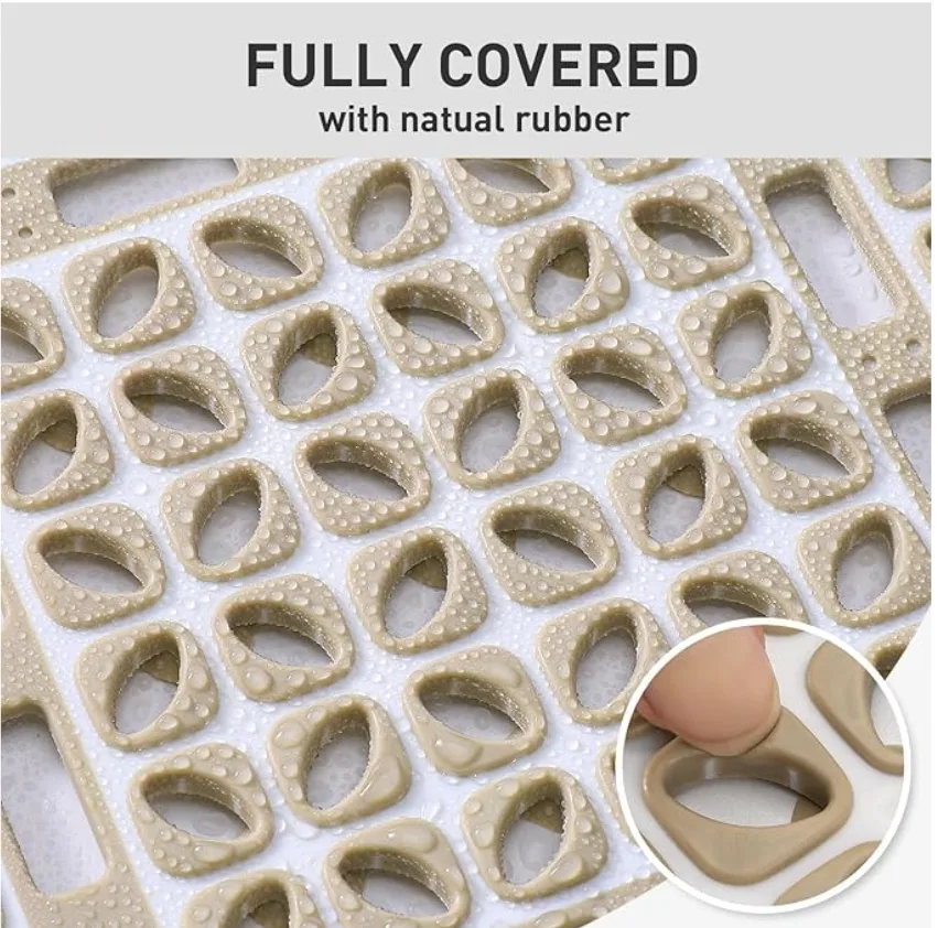 Non-Slip Shower Mat - 24x24in - Machine Washable image indicator(3)