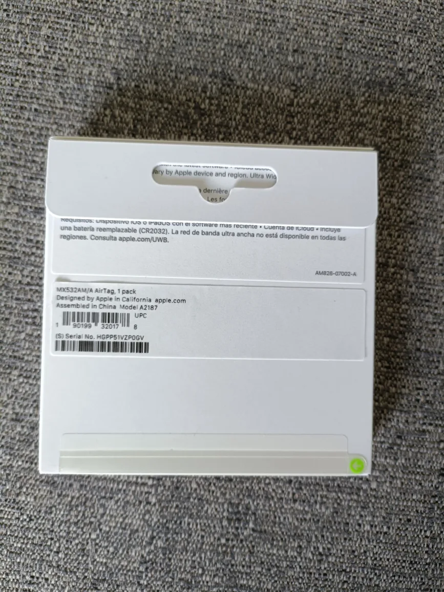 New Apple AirTag - 1 Pack image indicator(2)