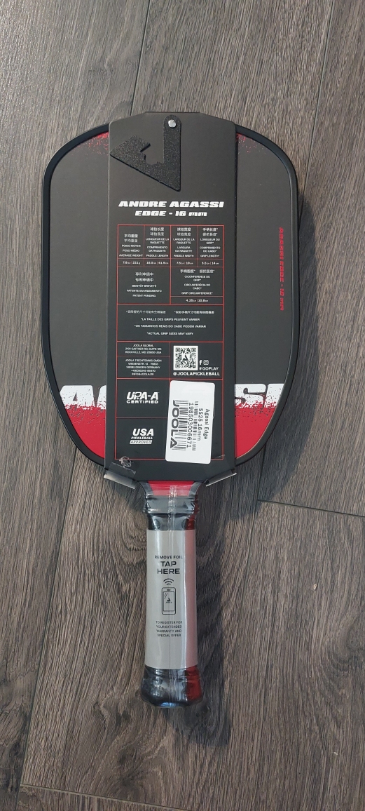 New Joola Agassi Edge Pickleball Paddle & Vulcan Balls - photo 2