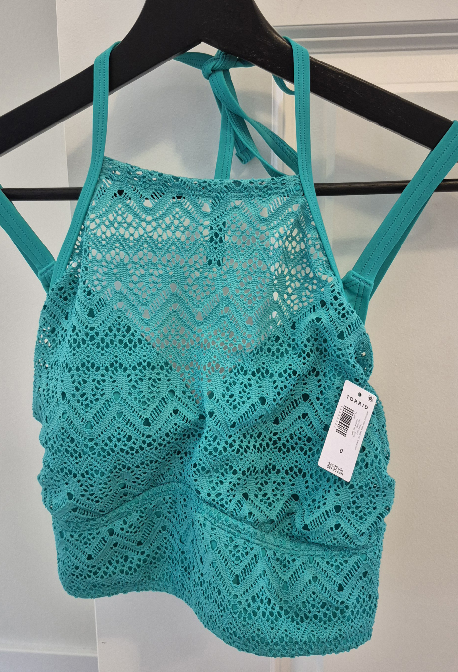 Torrid Brand, BNWT, Crochet Bikini Top and Bottoms, Size L/10-12 - photo 3