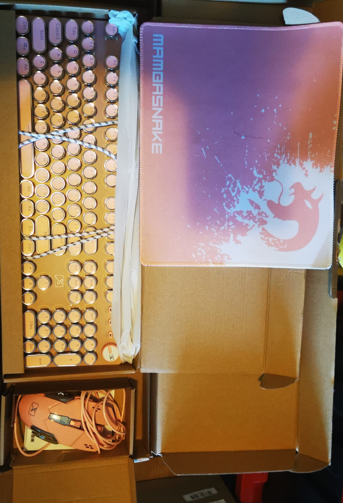 LexonElec Pink Typewriter Keyboard & Mouse Set - photo 2