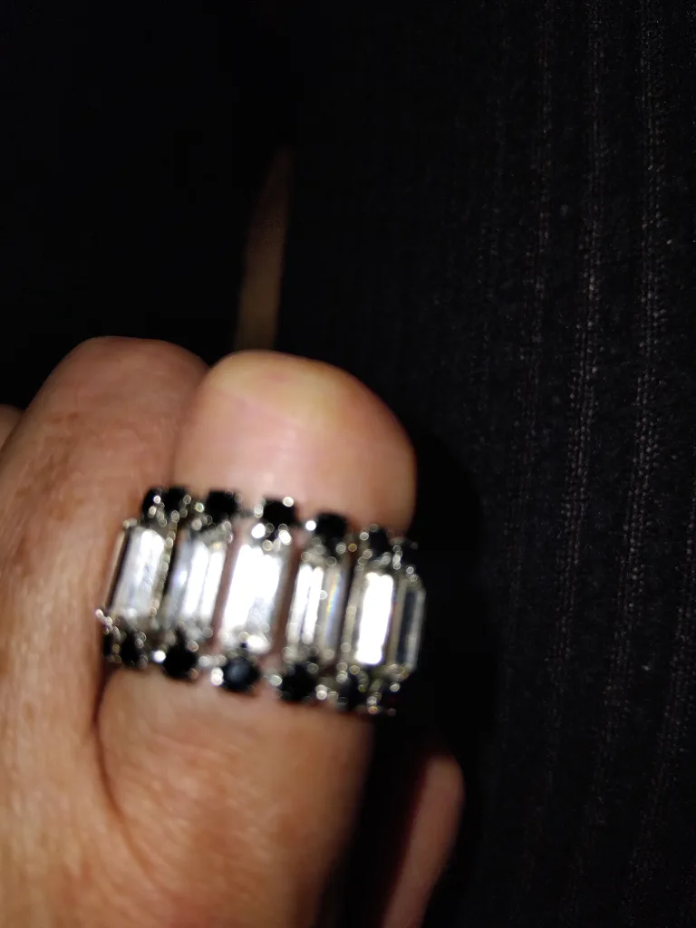 Rhinestone Stretch Ring image indicator(3)