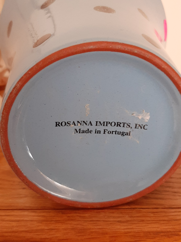 Rosanna Imports Blue Polka Dot Vase - photo 2