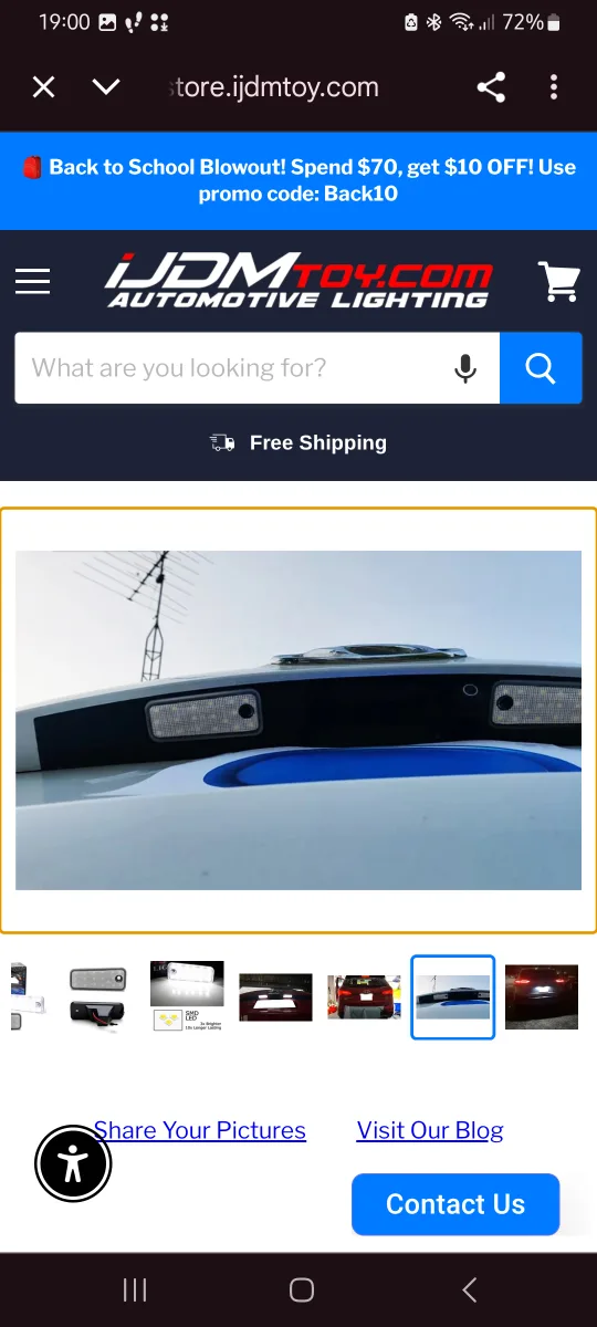 Brand New LED License Plate Light for Santa Fe 2013-2018 image indicator(7)