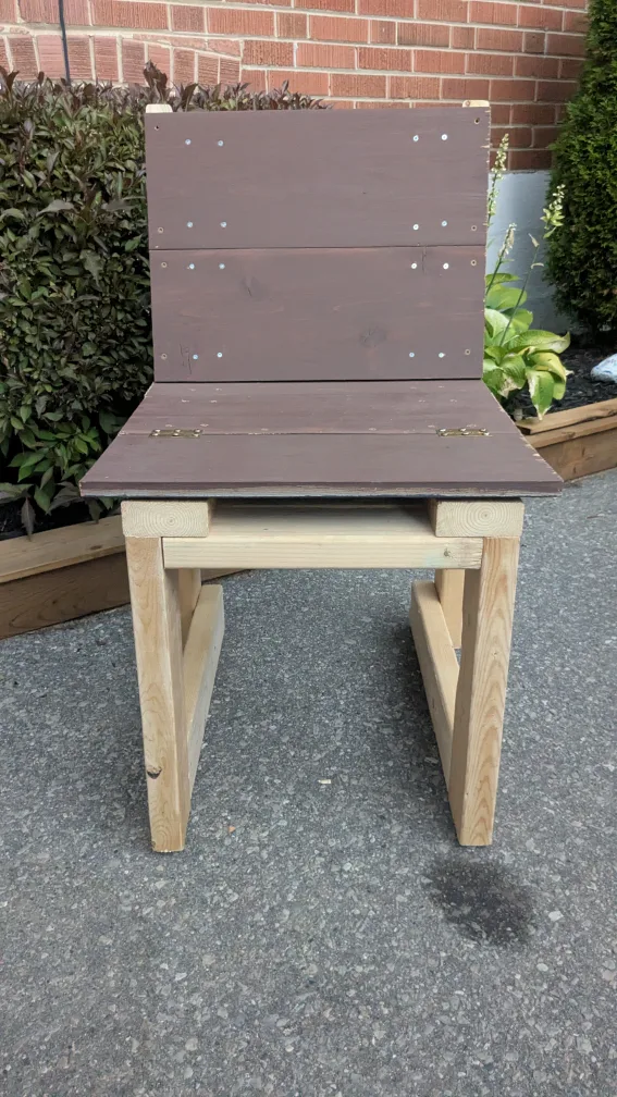 Handmade Wooden Desk and Chair Set image indicator(6)