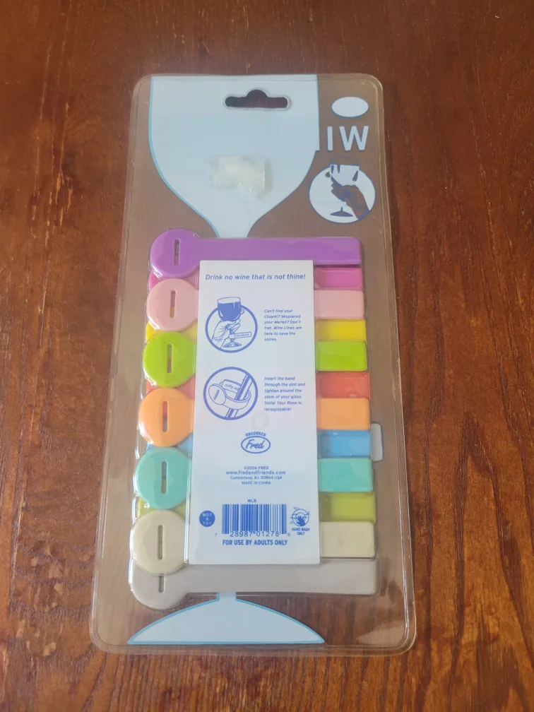 Fred WINELINES I.D. Tags for Stemware image indicator(2)