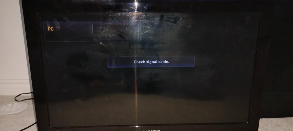 Samsung LN32C640F2D 32" LCD TV image indicator(8)