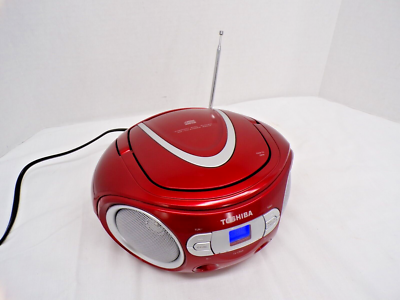 Toshiba TY-CWS9 Portable CD/FM Radio Boombox - Red - photo 2