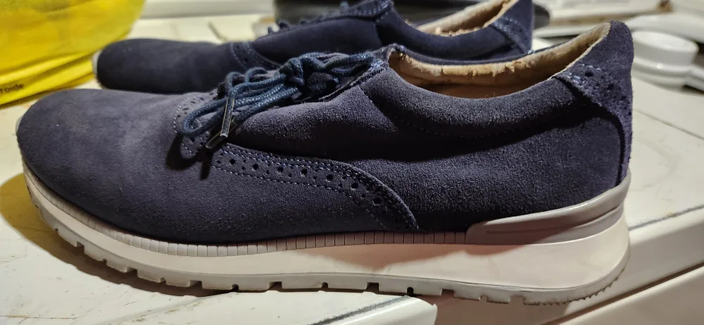 Zara Man Blue Suede Shoes - Size 41 thumbnail