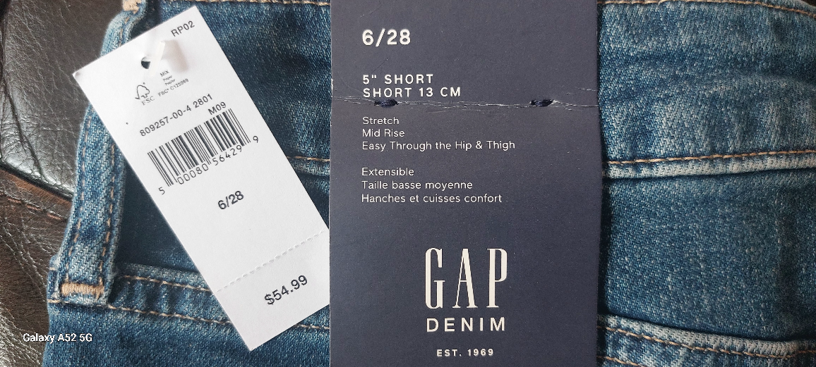 New GAP Denim 5" Short Size 6/28 - photo 2