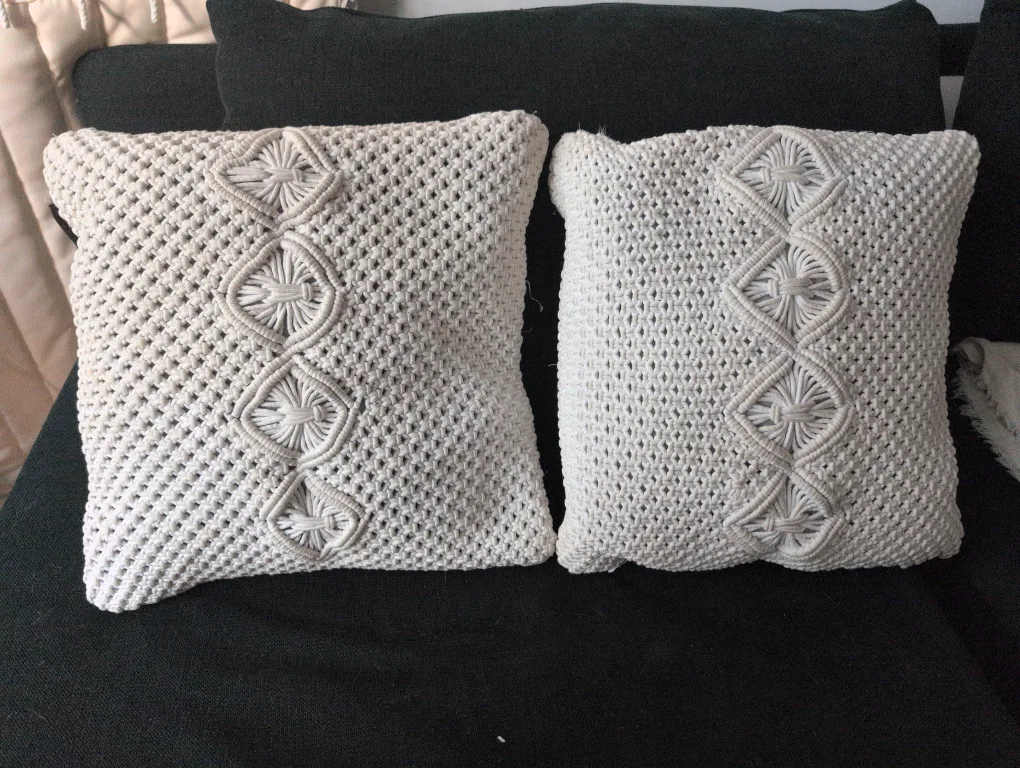 Macrame Throw Pillows - Set of 2 image indicator(2)