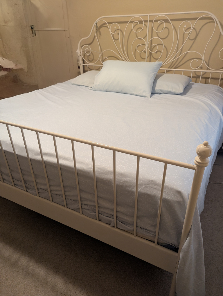 IKEA White Vintage Style bed frame