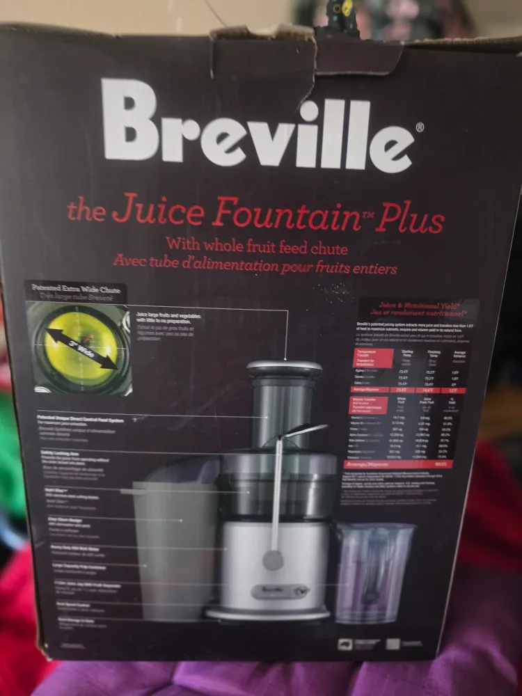 Breville Juice Fountain Plus Juicer thumbnail