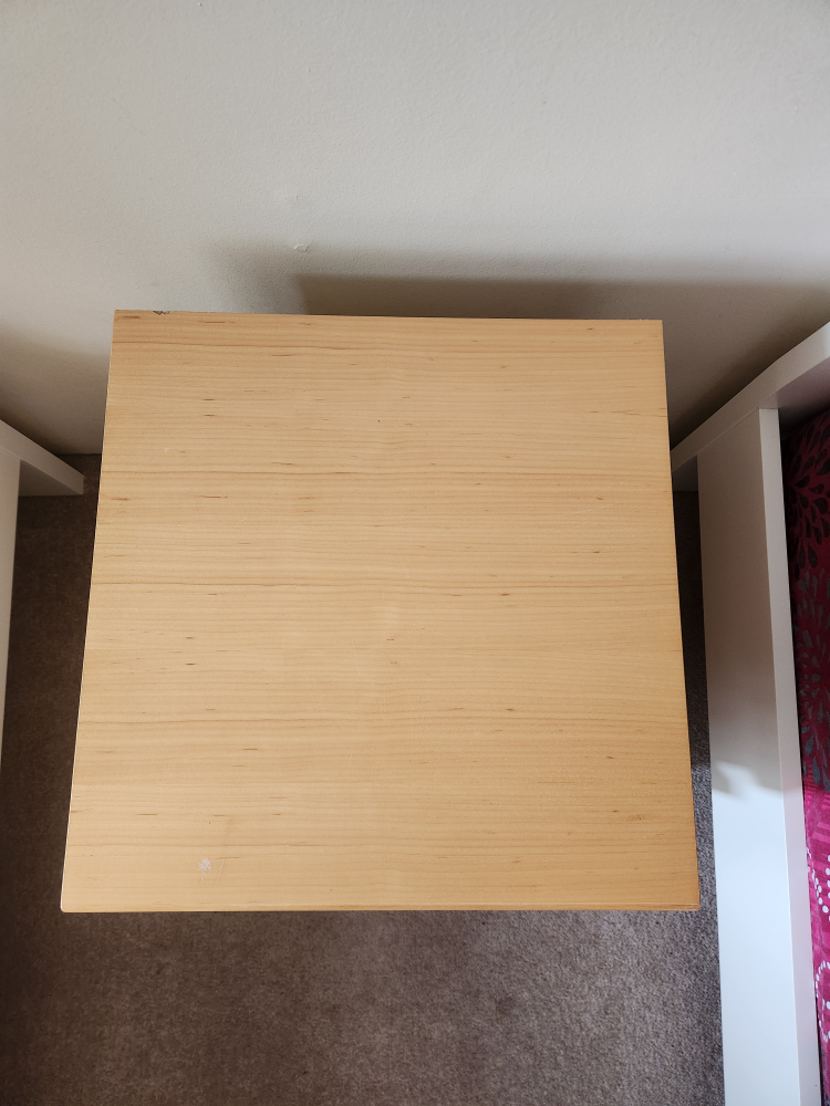 Wooden Bedside Table with Drawers - photo 2