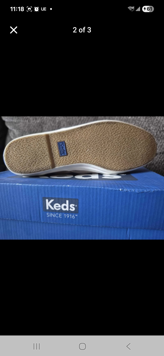Keds CH Lurex Champage Women's Size 6M - photo 2