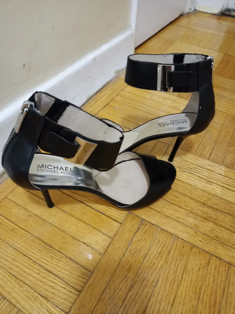 Michael Kors Black Heels - Size 8 thumbnail
