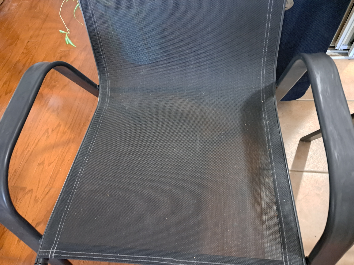 Outdoor Mesh Chair - Black
