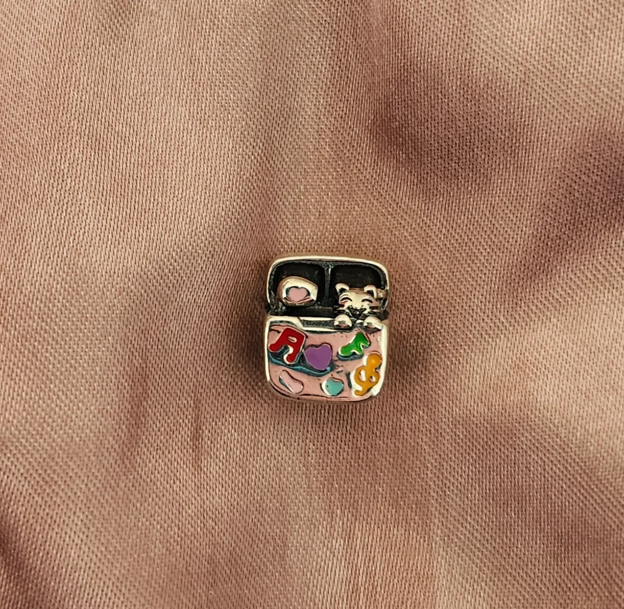 Kitty Music Box Charm thumbnail