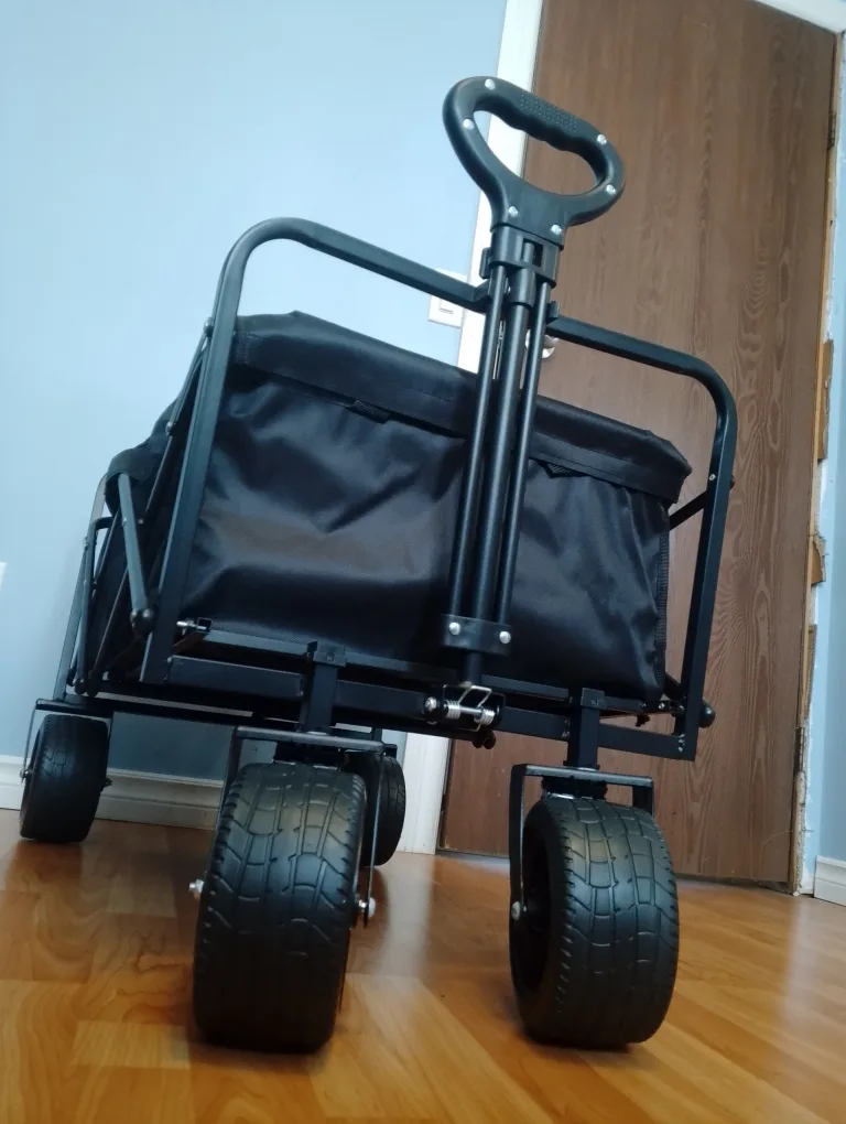Folding Wagon Cart - Black thumbnail