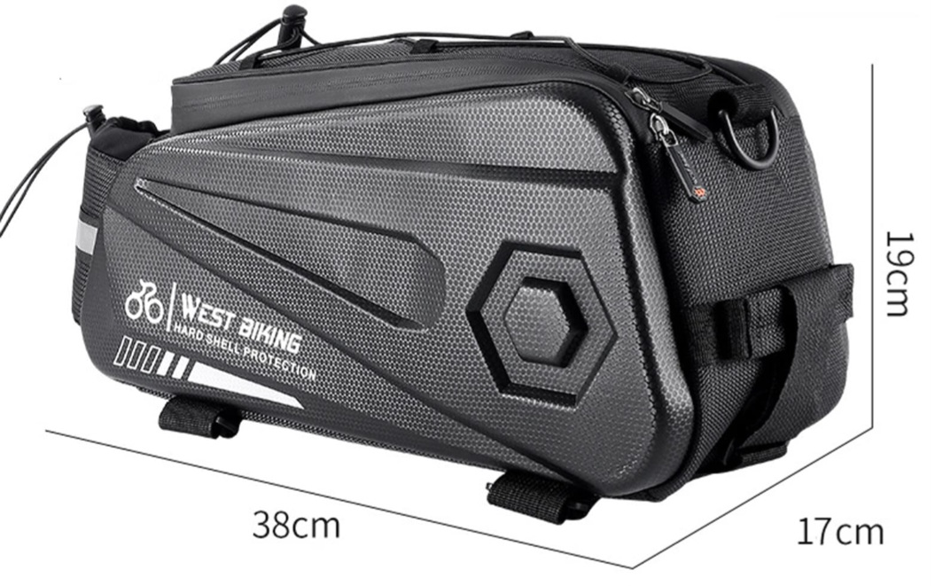 West Biking Hard Shell Bike Rack Bag